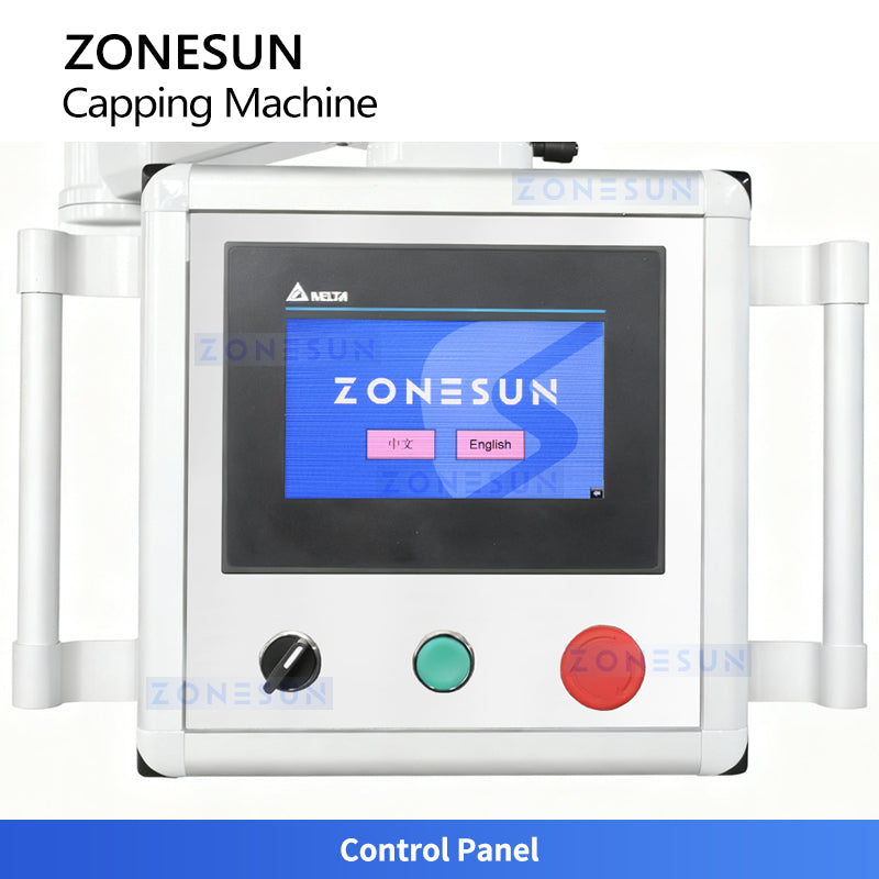 ZONESUN ZS-XG440H2 Automatic Capping Machine for Oil Drum F-Style Bottles