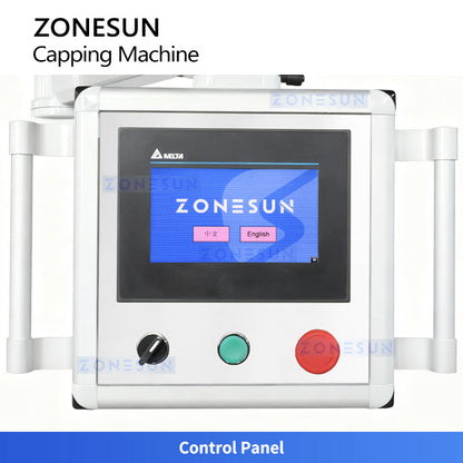 ZONESUN ZS-XG440H2 Automatic Capping Machine for Oil Drum F-Style Bottles