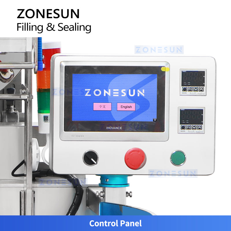ZONESUN ZS-FS220U Automatic VFFS Sachet Packing Machine for Liquids & Pastes