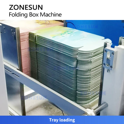 ZONESUN ZS-ZBD10 Automatic Carton Folding Machine for Packaging Lines