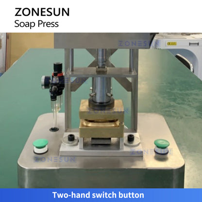 ZONESUN ZS‑MYZ1 Pneumatic Soap Press with Custom Mold Options for Precision