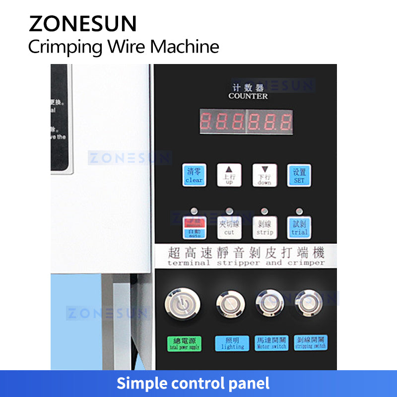 Zonesun ZS‑YW1 High‑Efficiency Terminal Crimping Machine for Cables