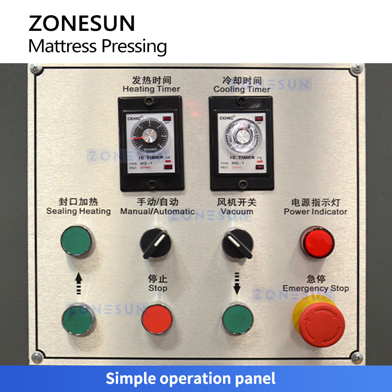 Zonesun ZS‑PCD1 Hydraulic Mattress Compression Machine for Efficient Shipping