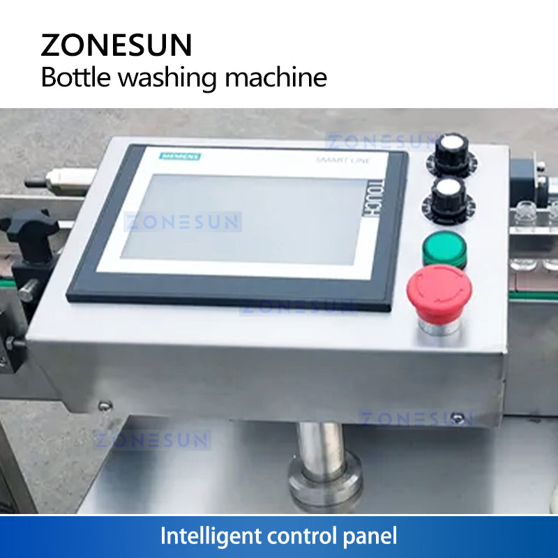ZS-UWB5 Ultrasonic Bottle Washer for Glass & Plastic 6000BPH