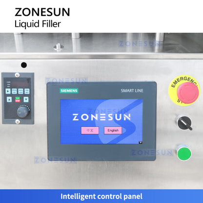 ZONESUN ZS-AFC7-1 Compact Liquid Filler Capping Machine for Eye Drops & Oils