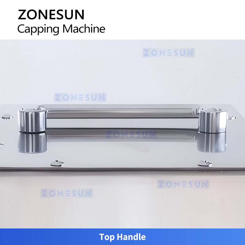 ZONESUN ZS-XG11 Compact Nail Polish Bottle Capping Machine Beauty Product Sealing Machine