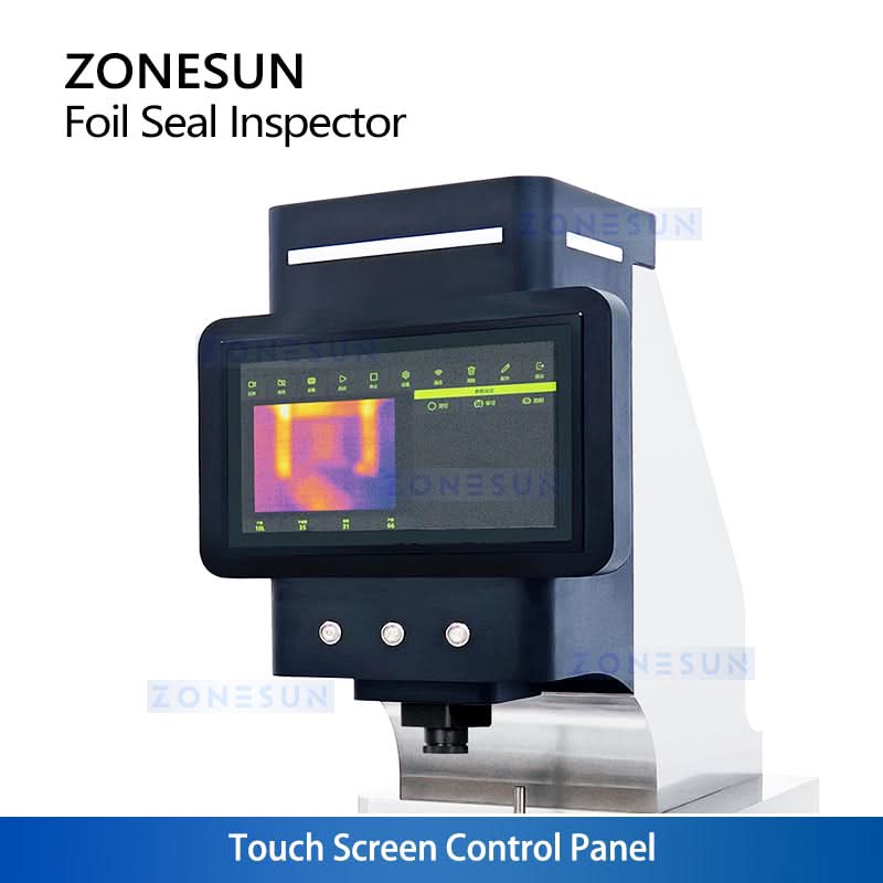 ZONESUN ZS-MD50 Automatic Infrared Thermal Imaging Foil Seal Inspection Machine