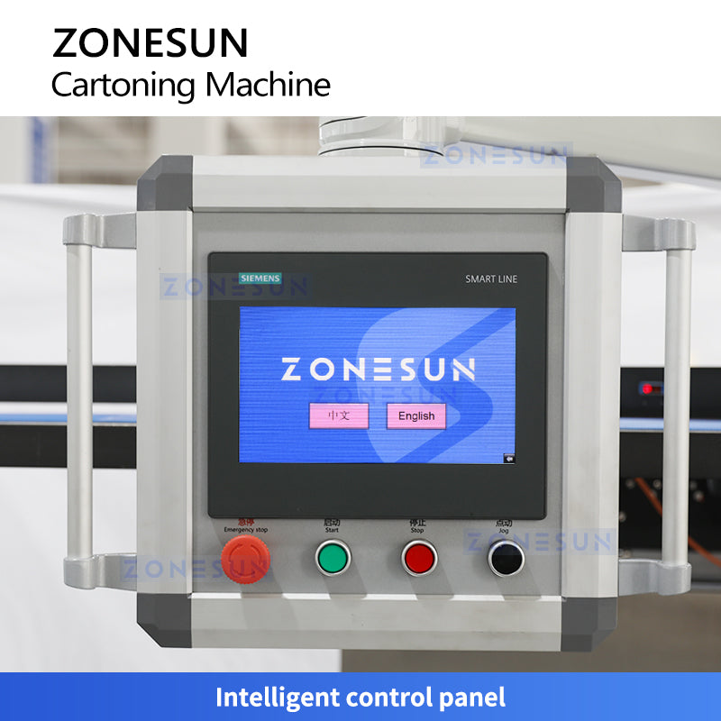 ZONESUN ZS-ZH190 Horizontal Cartoning Machine for Cosmetics & Pharmaceuticals