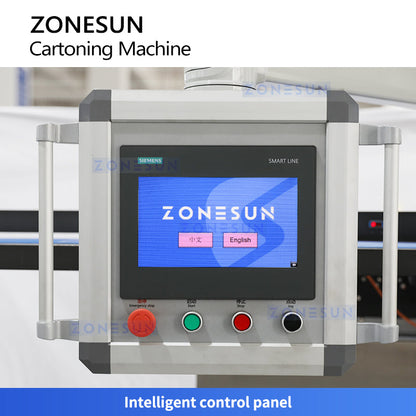 ZONESUN ZS-ZH190 Horizontal Cartoning Machine for Cosmetics & Pharmaceuticals