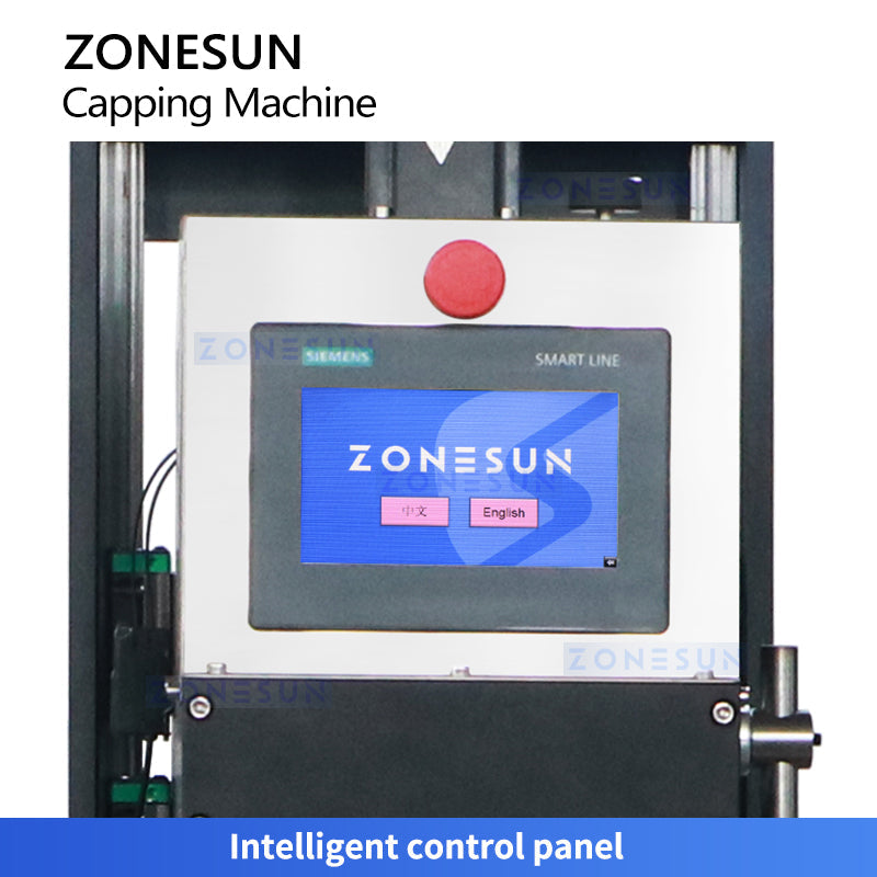 Zonesun ZS-XG440S2 Automatic Servo Capper with Dual-Track Feeder