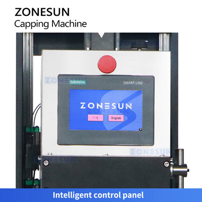 Zonesun ZS-XG440S2 Automatic Servo Capper with Dual-Track Feeder
