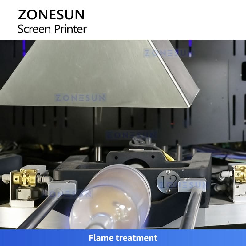 ZONESUN ZS-SWP4 Multi-Color Bottle Screen Printer & Hot Stamper