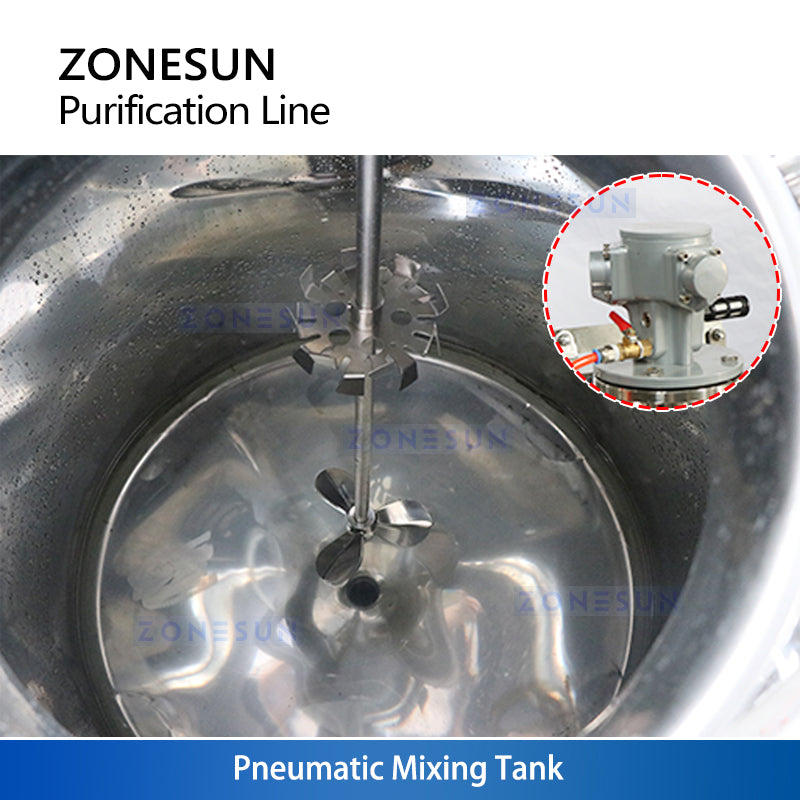 ZONESUN ZS-FAL180W Automatic Perfume Mixing Cooling and Filtration Machine  Fragrance Production Line