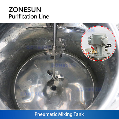 ZONESUN ZS-FAL180W Automatic Perfume Mixing Cooling and Filtration Machine  Fragrance Production Line