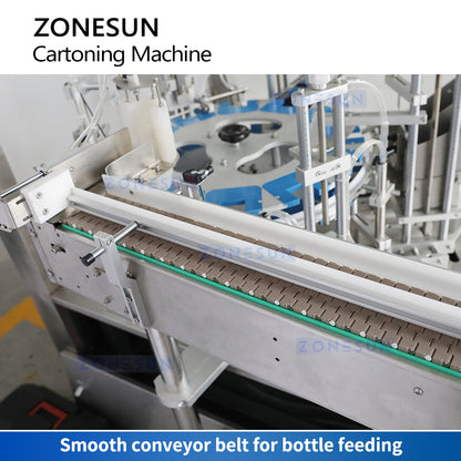 ZONESUN ZS-MSZH50L Auto Vertical Cartoning and Box Sealing Machine