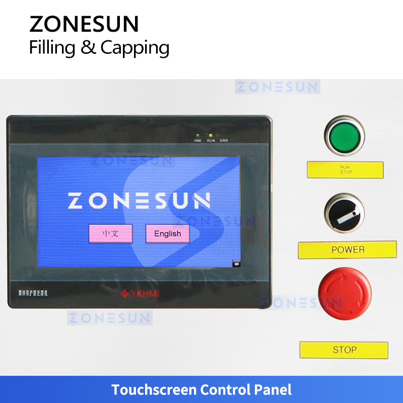 ZONESUN ZS-AFC47 Liquid Filling Capping Monoblock Machine Tabletop Peristaltic Pump Filling for Nail Polish Serum Essential Oils Eye Drops Small Volume Packaging