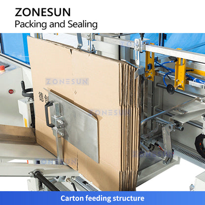 ZONESUN ZS-KFXL3 Automatic Case Packing Sealing Machine Carton Box Packing Line