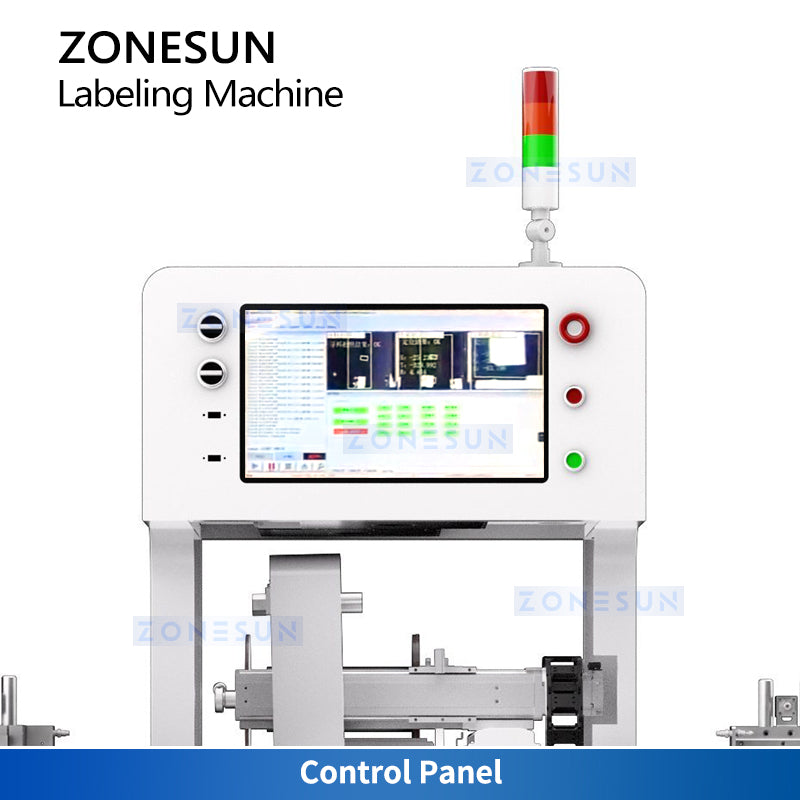 ZONESUN ZS‑STB1 CCD Vision Flat Labeling Machine