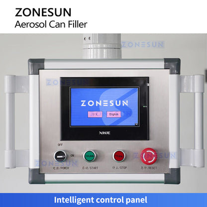 Zonesun ZS-QW6A Bag-on-Valve Aerosol Filling and Crimping Machine