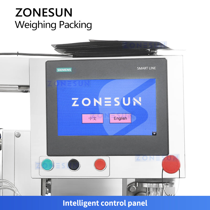 ZONESUN ZS-AFS200 Automatic Rotary Premade Pouch Packing Machine Granules Nuts Filling Weighing Equipment