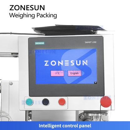 ZONESUN ZS-AFS200 Automatic Rotary Premade Pouch Packing Machine Granules Nuts Filling Weighing Equipment