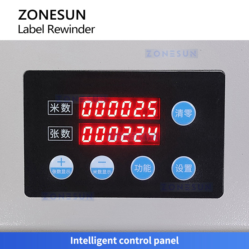ZONESUN ZS-RJL2 Intelligent Label Rewinder for Barcode & Thermal Labels
