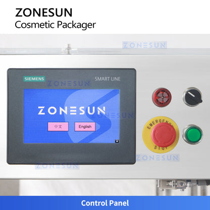 ZONESUN ZS-AFC28B Automatic Lotion Paste Filling Cap Capping Machine