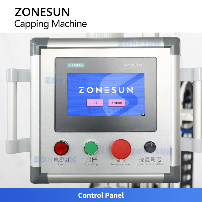 ZONESUN ZS-XG448S Servo Duckbill Pump Spray Cap Capping Machine