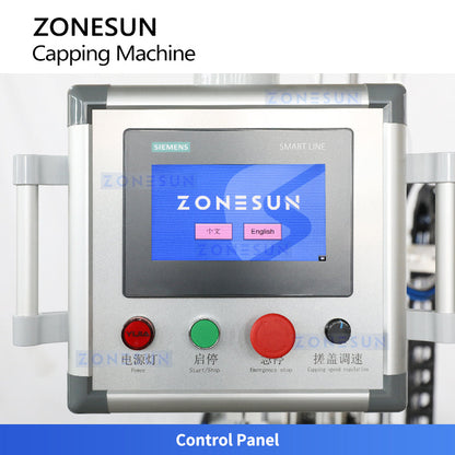 ZONESUN ZS-XG448S Servo Duckbill Pump Spray Cap Capping Machine