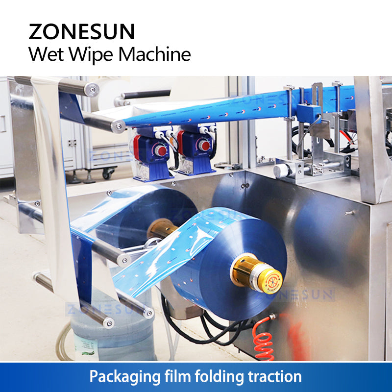 Zonesun ZS-WZJP4 Automatic Wet Wipe Packaging Machine