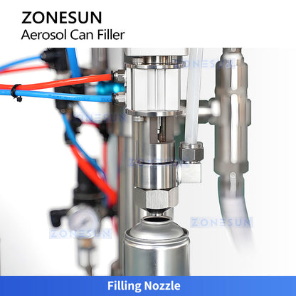 ZONESUN ZS-CQ3 Manual Pneumatic Aerosol Filling Machine for Liquids