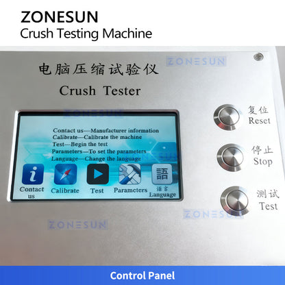 ZONESUN ZS-DTBT2 Crush Testing Machine for Paperboard and Corrugated Boxes