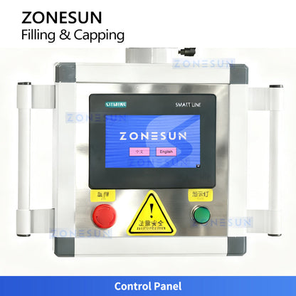 ZONESUN ZS-AFC50 Automatic Dropper Bottle Serums Liquid Filling and Capping Machine Monoblock
