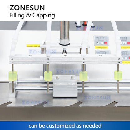 ZONESUN ZS-ASP4 Semi Automatic Spout Pouch Liquid Filling Machine
