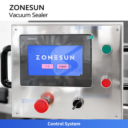 ZONESUN ZS-DLZ380 Automatic Stretch Film Vacuum Packaging Machine Multi-purpose Sealer