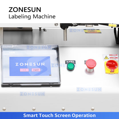 Zonesun ZS-TB150RP Desktop Wrap Around Bottle Labeling Machine
