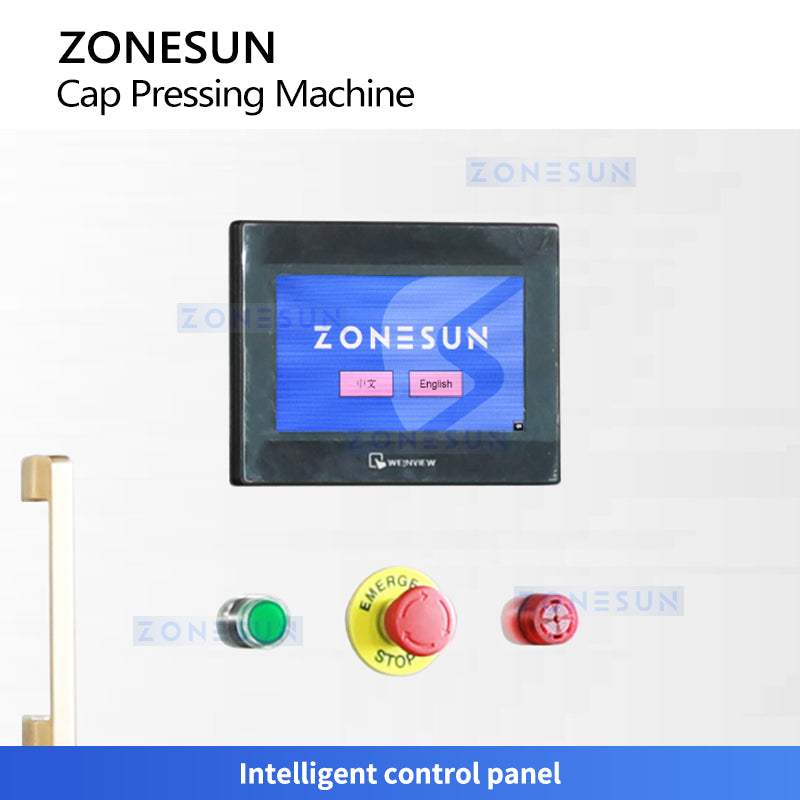 ZONESUN ZS-VTYG02S Dual-Head Bottle Cap Pressing Machine
