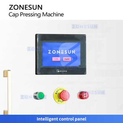ZONESUN ZS-VTYG02S Dual-Head Bottle Cap Pressing Machine