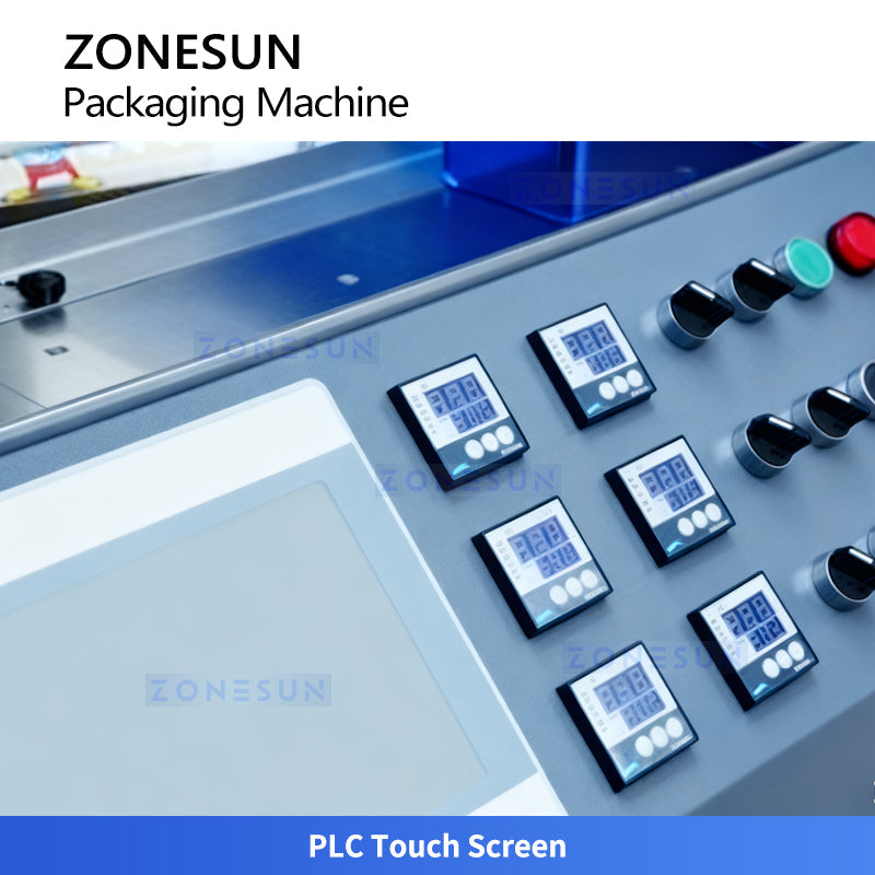 ZONESUN ZS-ZB350X2 Automatic Pillow Vacuum Packing Machine Horizontal Wrapper