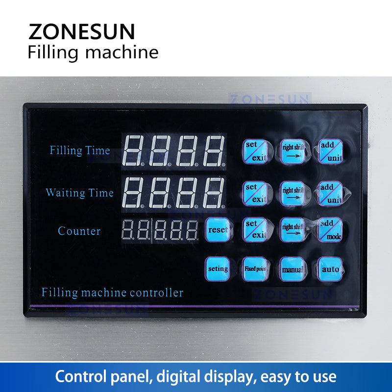 ZONESUN ZS‑NP2 2 Heads Peristaltic Pump Paste & Viscous Liquid Filler