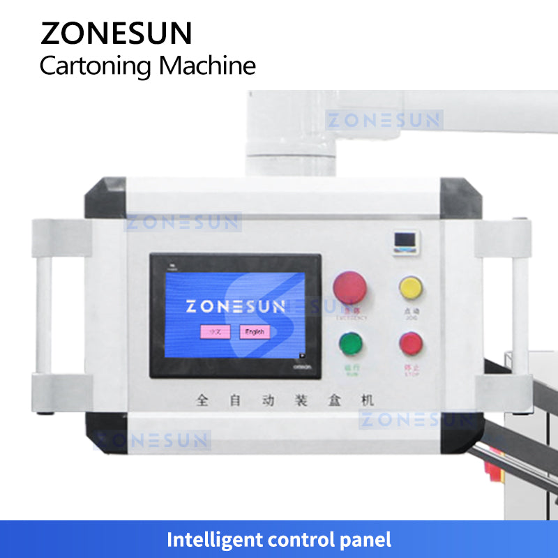 ZONESUN ZS-MSZH80 Automatic Horizontal Cartoning Machine for Cosmetics&Perfume