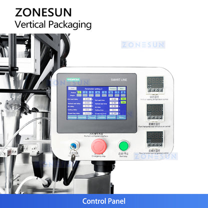 ZONESUN ZS-FS120Q Automatische vertikale Pulververpackungsmaschine für die Beutelbefüllung