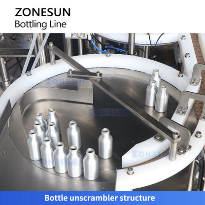 Zonesun ZS-FAL180V3 Ceramic Coating Bottling Line for Automotive
