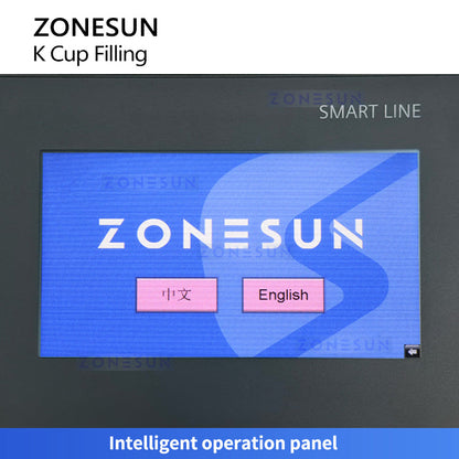 Zonesun ZS‑KCFC2 Dual‑Station Coffee K‑Cup Filling Machine