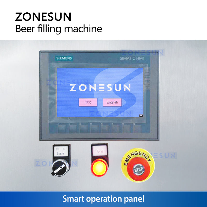 Zonesun ZS-CBFS4 Beer Can Filling & Seaming Machine for Small and Medium Breweries