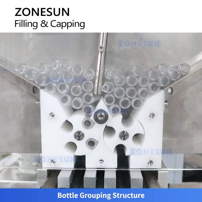 ZONESUN ZS-AFC17R Automatic Roll-on Bottle Filling Capping Machine Magnetic Pump For Deodorant