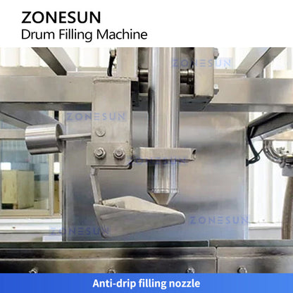 ZONESUN ZS-YTW200L Automatic Barrel Liquid Filling Machine for Containers in Chemical Lubricant Detergent Quantitative Filler