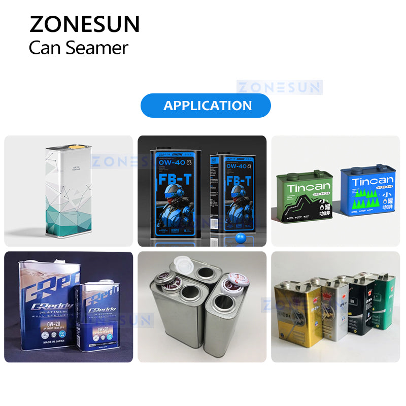 Zonesun ZS-CS2 Semi‑Automatic Can Seamer for Rectangular Cans