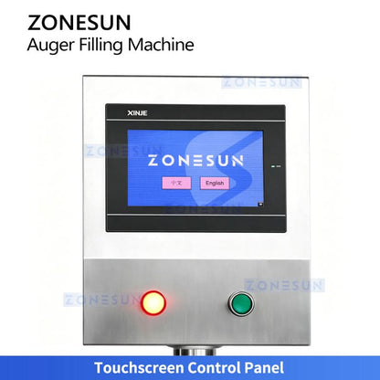ZONESUN ZS-FM750F Servo-driven Auger Powder Filling Machine for Protein Powder Spices Flour