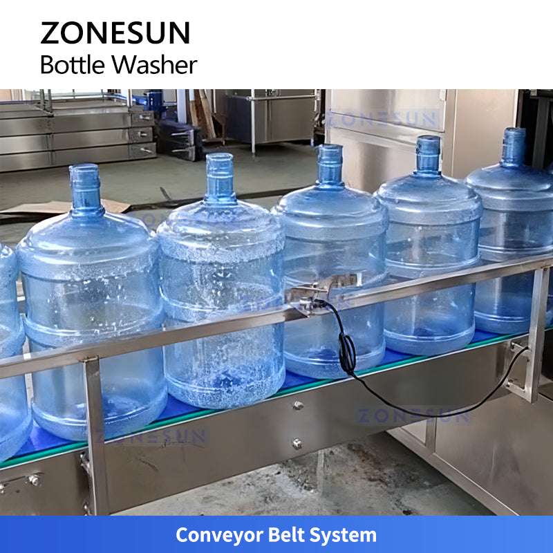 ZONESUN ZS‑WB5G Automatic 5-Gallon Mineral Barrel Washing Machine Bottle Cleaning Equipment